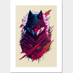 Shadowbound Ninja Wolf Posters and Art